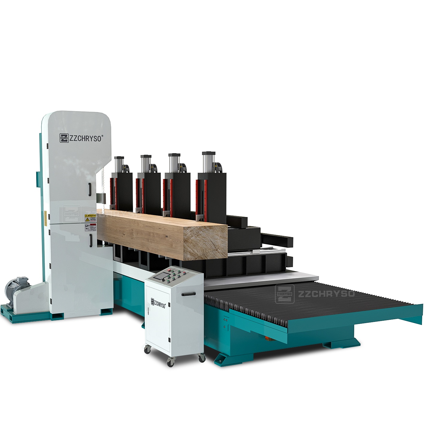 Ленточная пила по металлу вертикальная для твердых металлов