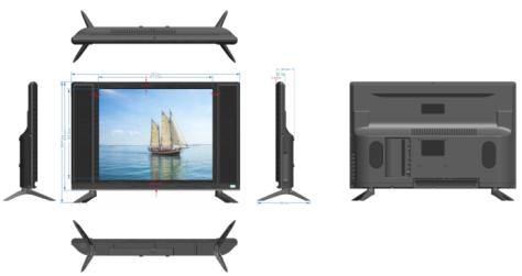 Телевизор 32 дюйма Smart TV 4K Ultra HD