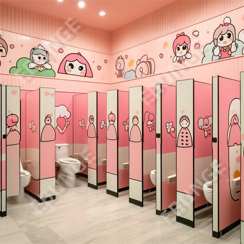 Manufacturers Phenolic Toilet Partitions Modular Gym Room Shower Toilet Cubicles