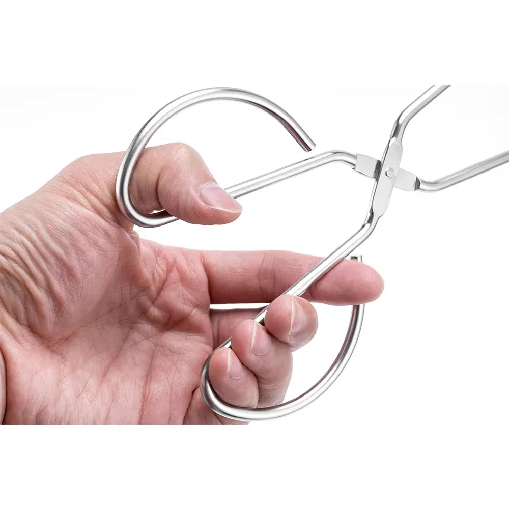 Steel Cooking Tong BBQ Kitchen Bread Food Baking Tong for Grilling & Serving