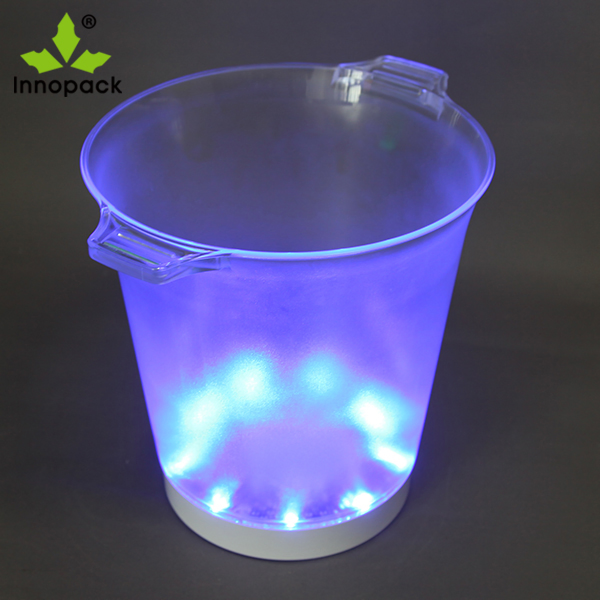 Светящийся LED ледобакет из акрила для бара