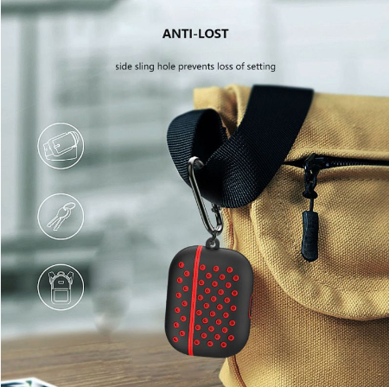 Honeycomb Dual Color Protective Cover Earphone Case Shell Chain for Airpods PRO