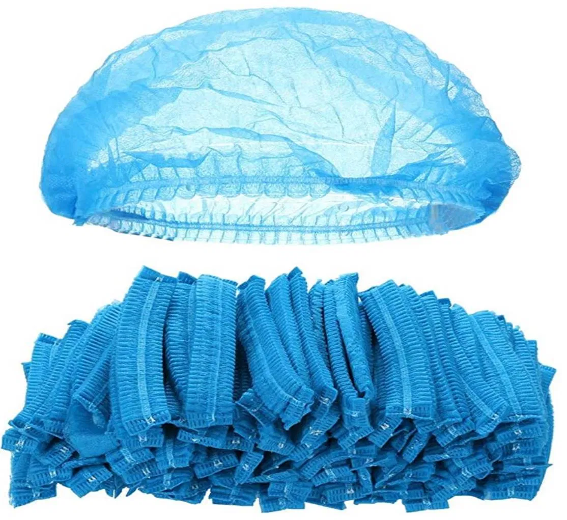 China Manufacture Disposable Multi-Color Non-Woven Bouffant Cap