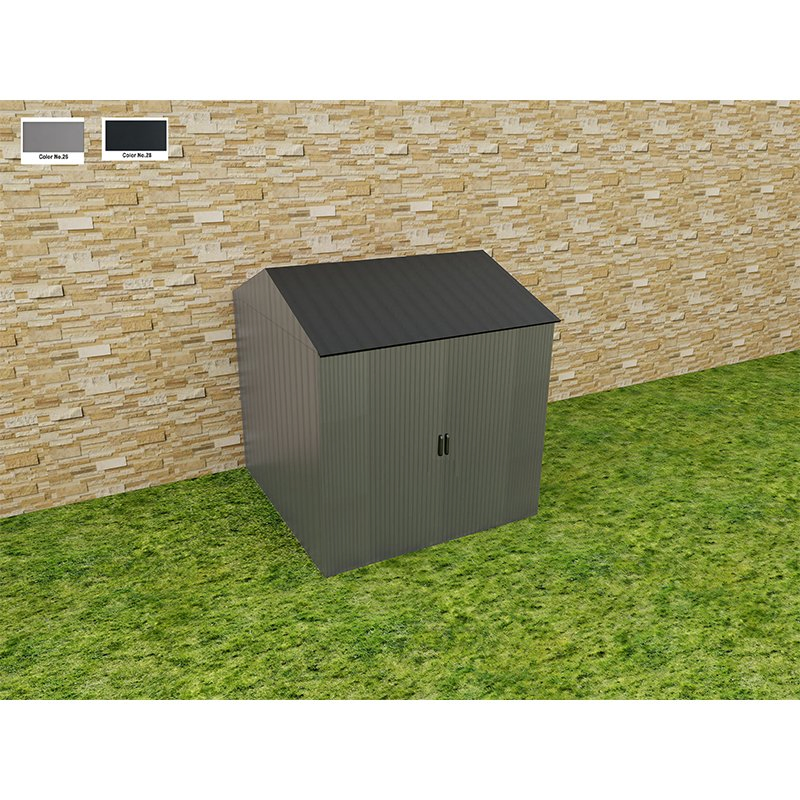 Patio Metal Shed, Lockable Garden Shed for Outdoor Backyard Patio Storage