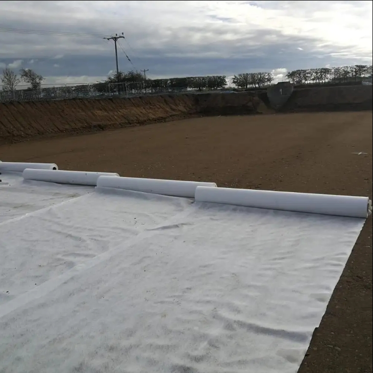 Polyester Reinforced Fabric Non Woven Geotextile for Road Railway Construction