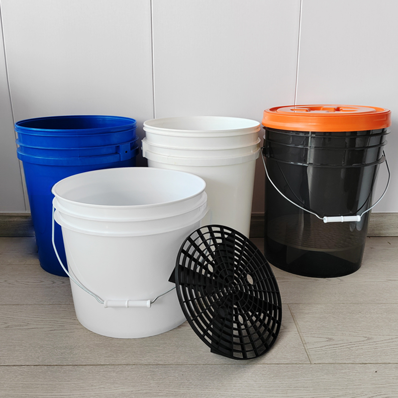 Promotional Factory Wholesale Inexpensive Durable Car Wash Cleaning Plastic Bucket Hand Tool