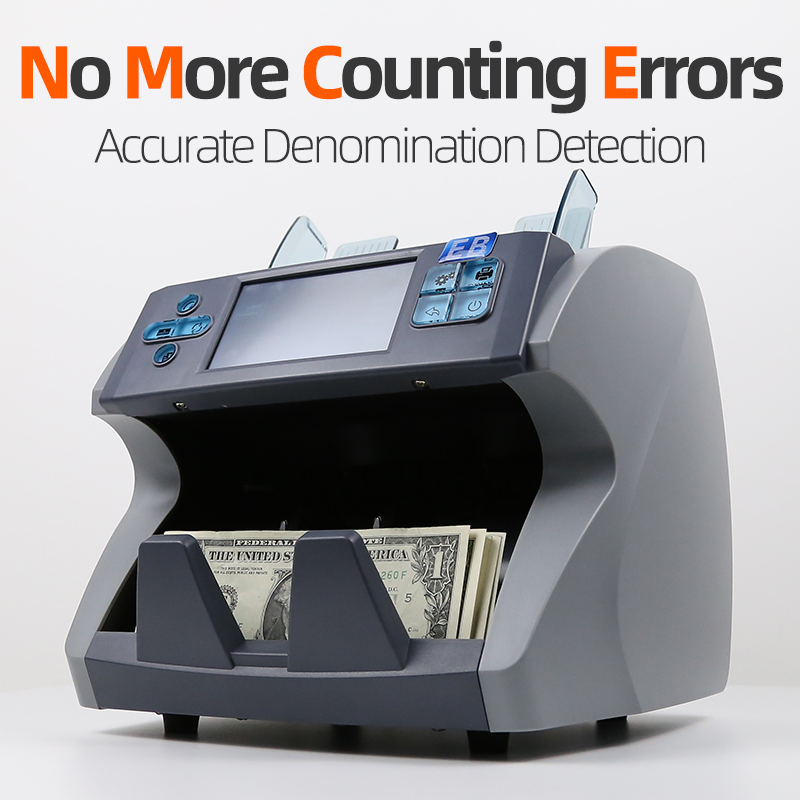 LD-6000 Mix value currency banknote counter with UV/MG/IR/2CIS Fake money detector counter