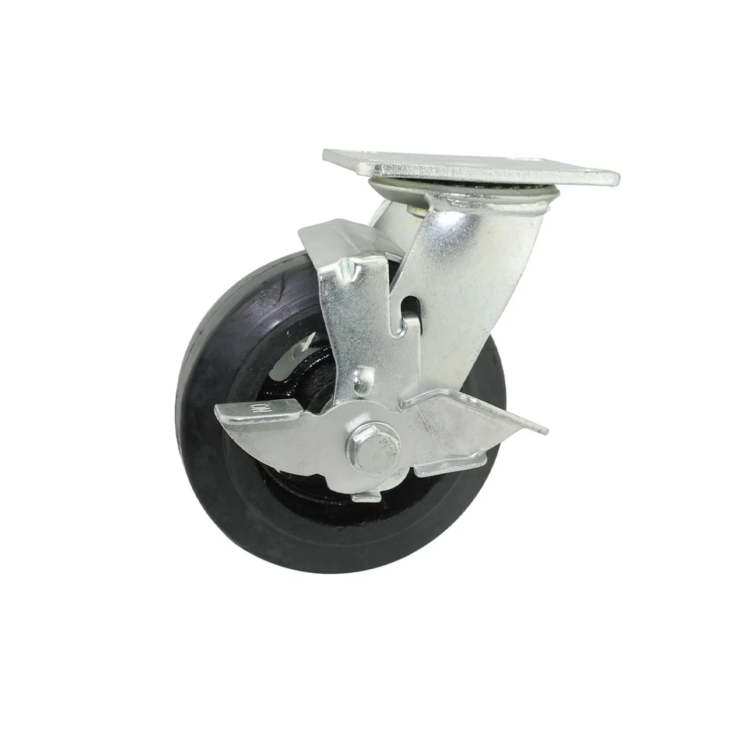 Custom Caster Wheel Heavy Duty Durable Swivel PU on Cast Iron Caster