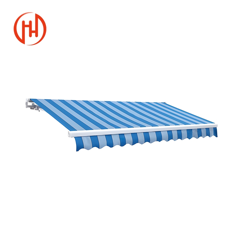 Electric Full Cassette Awning with Remote Control for Modern Terrace