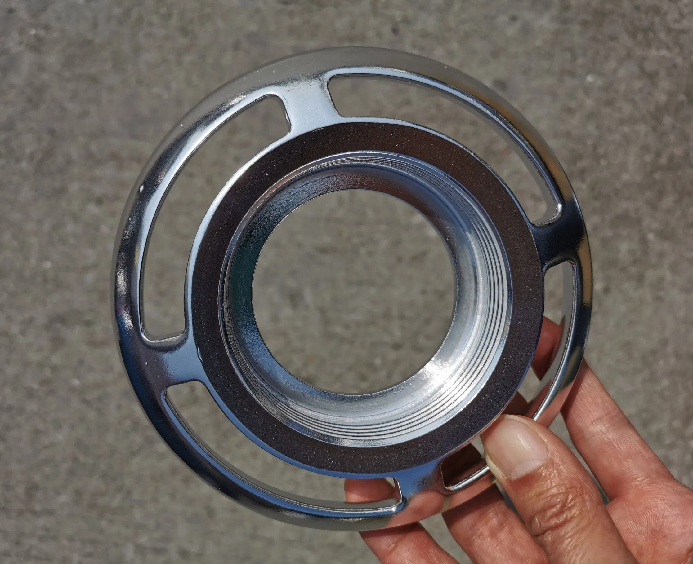 Aluminium Casting Mirror Polish Tray Meat Grinder Parts Shining Surface Not Chroming