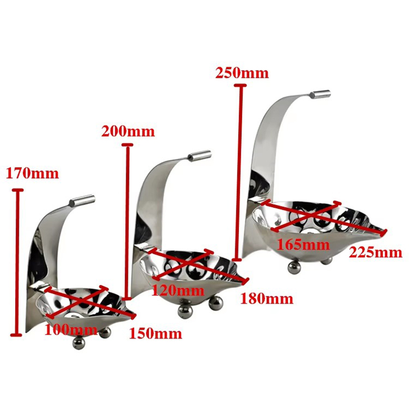 Stainless Steel Hammer Point Juice Cup KTV Buffet Salad Snack Bowl Restaurant Seasoning Cold Meal Plate