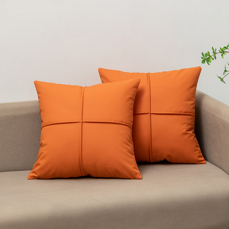Modern Boho Leather Pillow Covers Cases Decorative Pillows Couch for Living Room