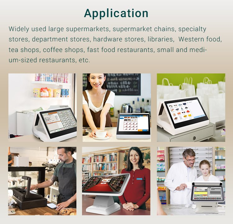 Checkout for Retail Stores Cafes Efficient Desktop POS Machine