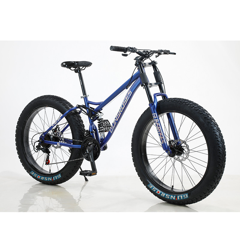 Велосипед горный зимний 26 дюймов фэтбайк двухподвес 4.0