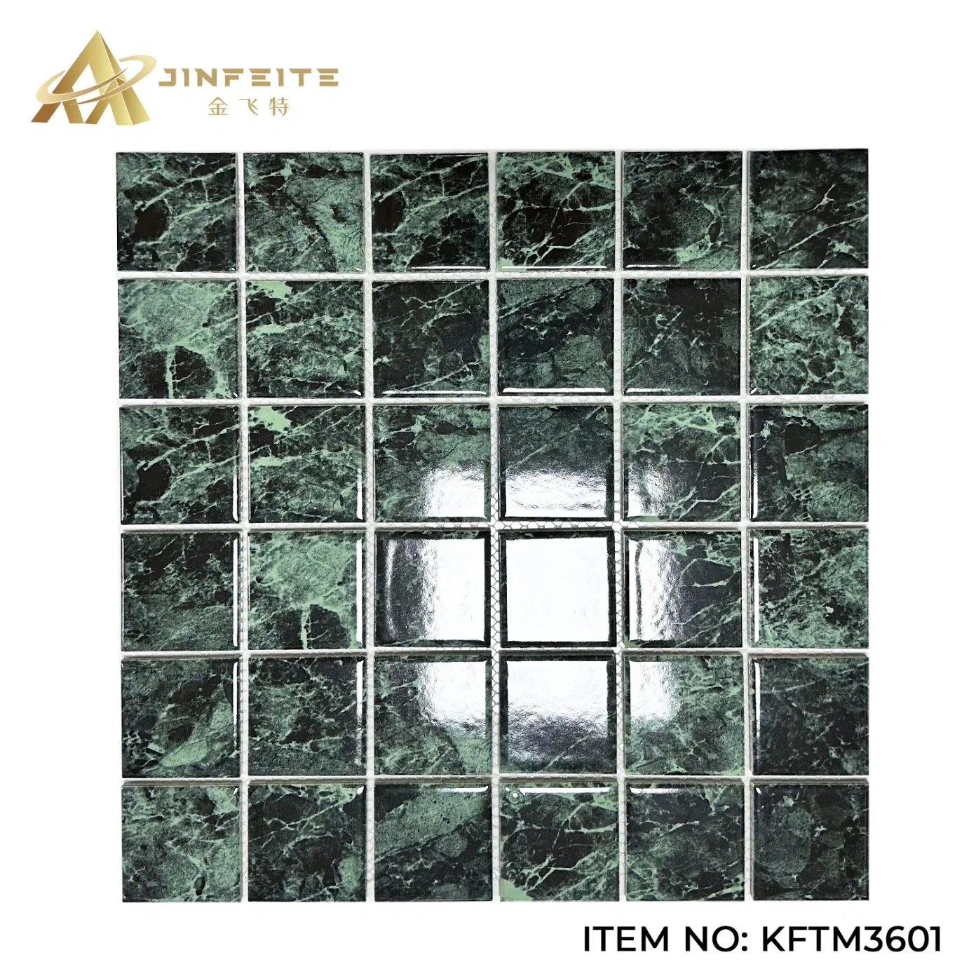 Мозаика из фарфора Carrara белая 305x305 мм для кухни