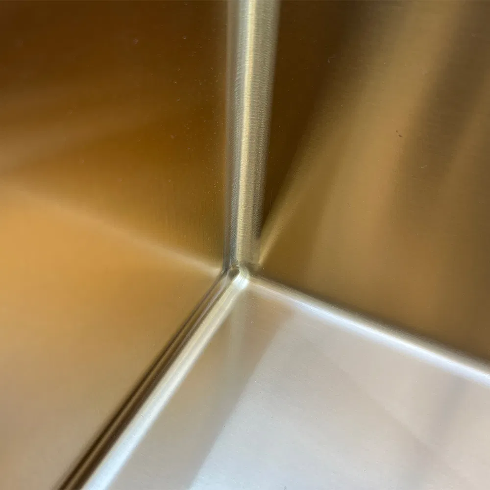 Commercial Stainless Steel Sink Undermount Single Bowl Brushed Satin Kitchen Sink