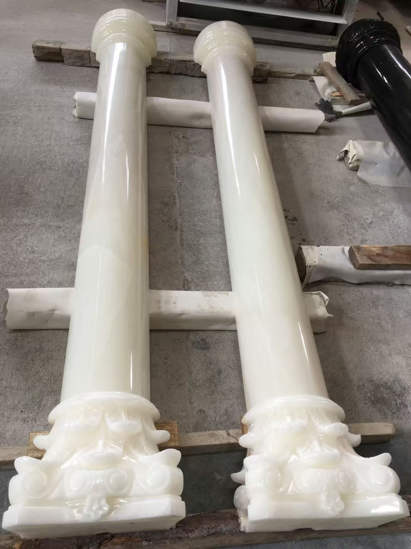 White Marble Handrail for Villa Inner