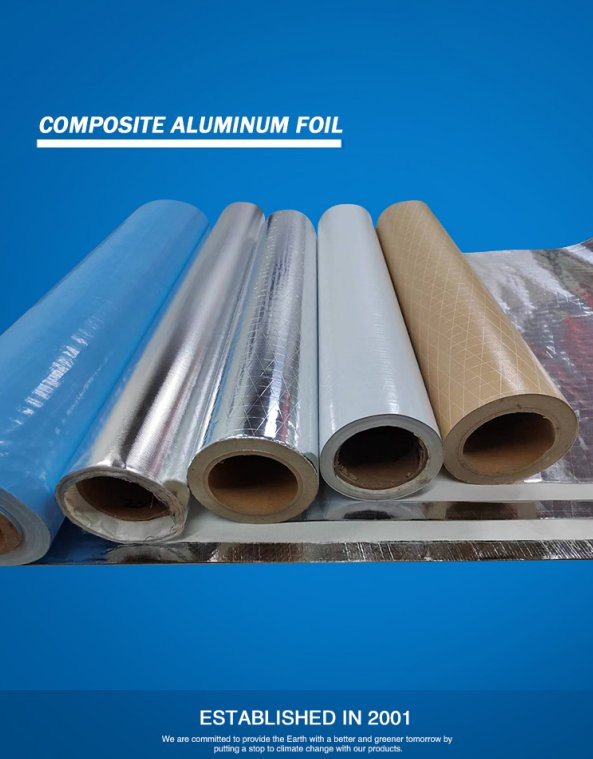 Thermal Foil Fireproof Aluminum Foil Laminated PE Woven Fabric