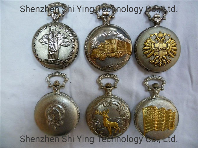 OEM Antique Cheap Alloy Analog Quartz Pocket Watch From China Watch Factory