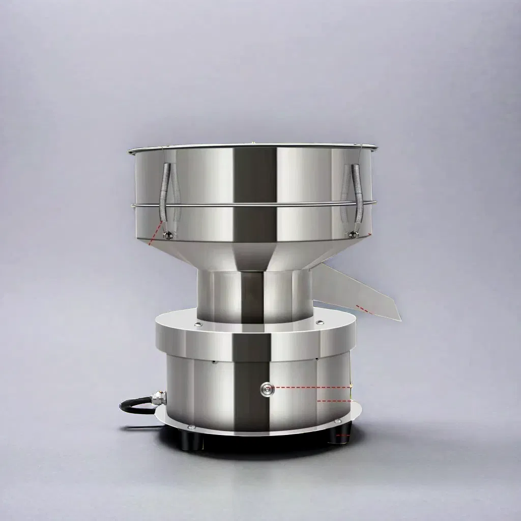 Circular Fine Mesh Vibrating Screen Stainless Steel Vibrating Screening Machine Rotary Vibrating Screening Machine