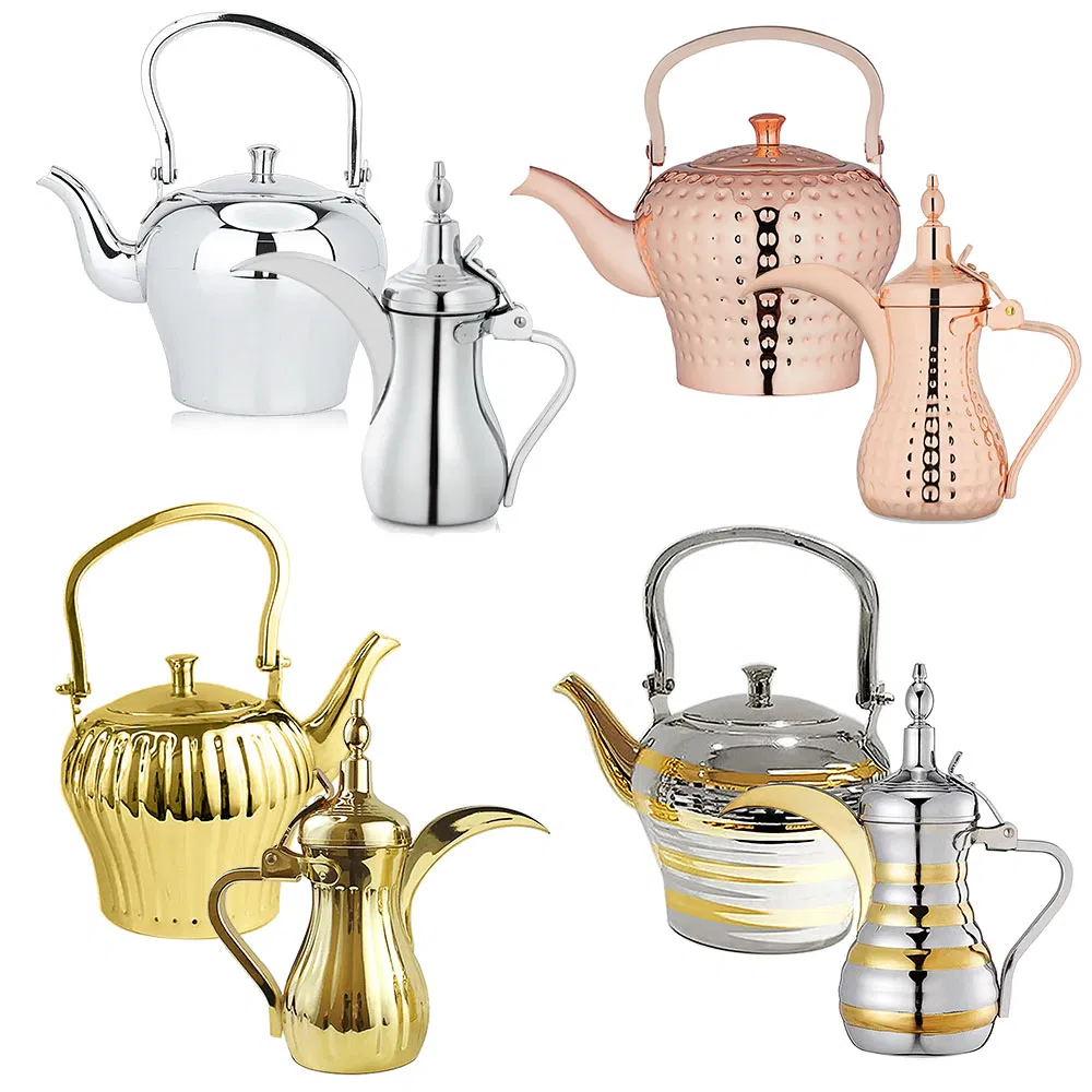 Кофейник далла из нержавеющей стали для газовой плиты