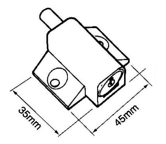 Baby Safe Kids Catch Bolt Pressed Window Patio Push Button Sliding Window Lock