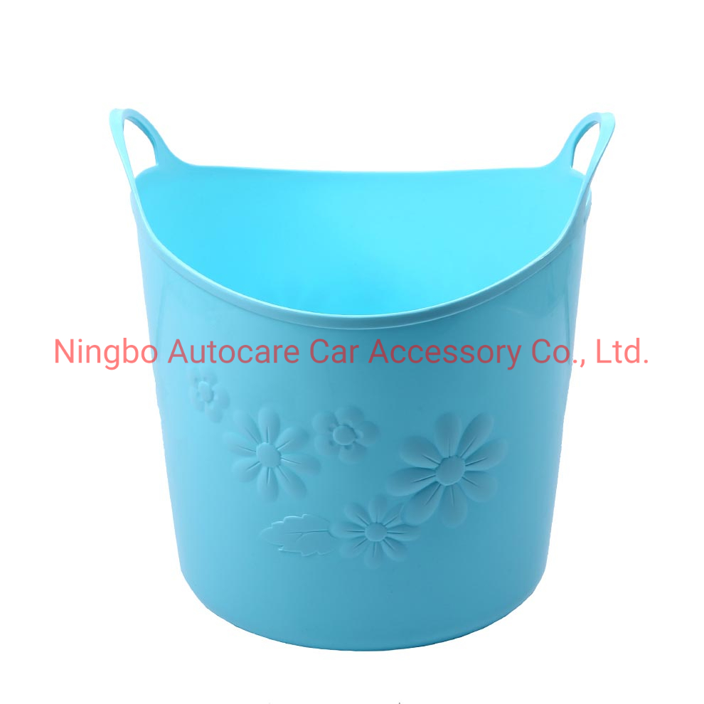 Flexible Bucket Garden Bucket Multiple Function Bucket with Handle Laundry Bucket Flexible Soft Bucket
