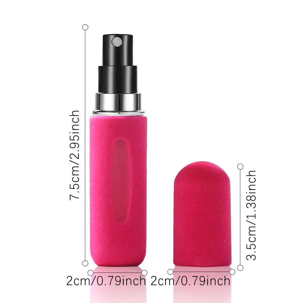 New Explosive Plush Bag Hanging Perfume Bottle 5ml Perfume Sub Bottle Portable Travel Spray Bottle