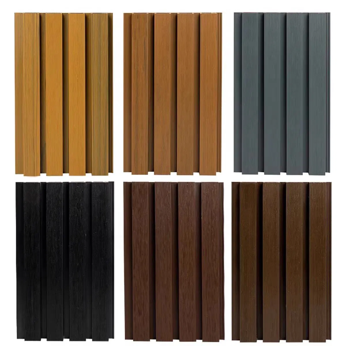 Best Price Building Material Wholesale Hot Sell 2ND Gen Co-Extrusion 3D Outdoor WPC Wall Panel Cladding Decorative Fluted Panel