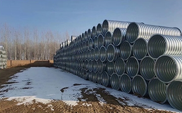 Large Diameter Bridge Assembly Galvanized Metal Tunnel Steel Culvert for Drainage