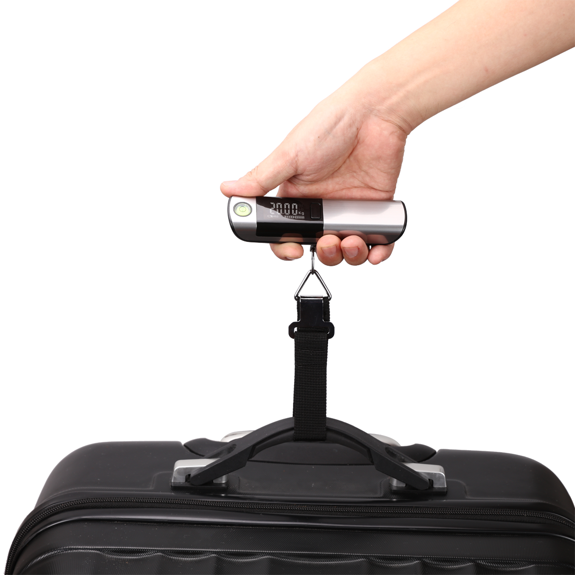 Весы багажные электронные цифровые 50 кг портативные