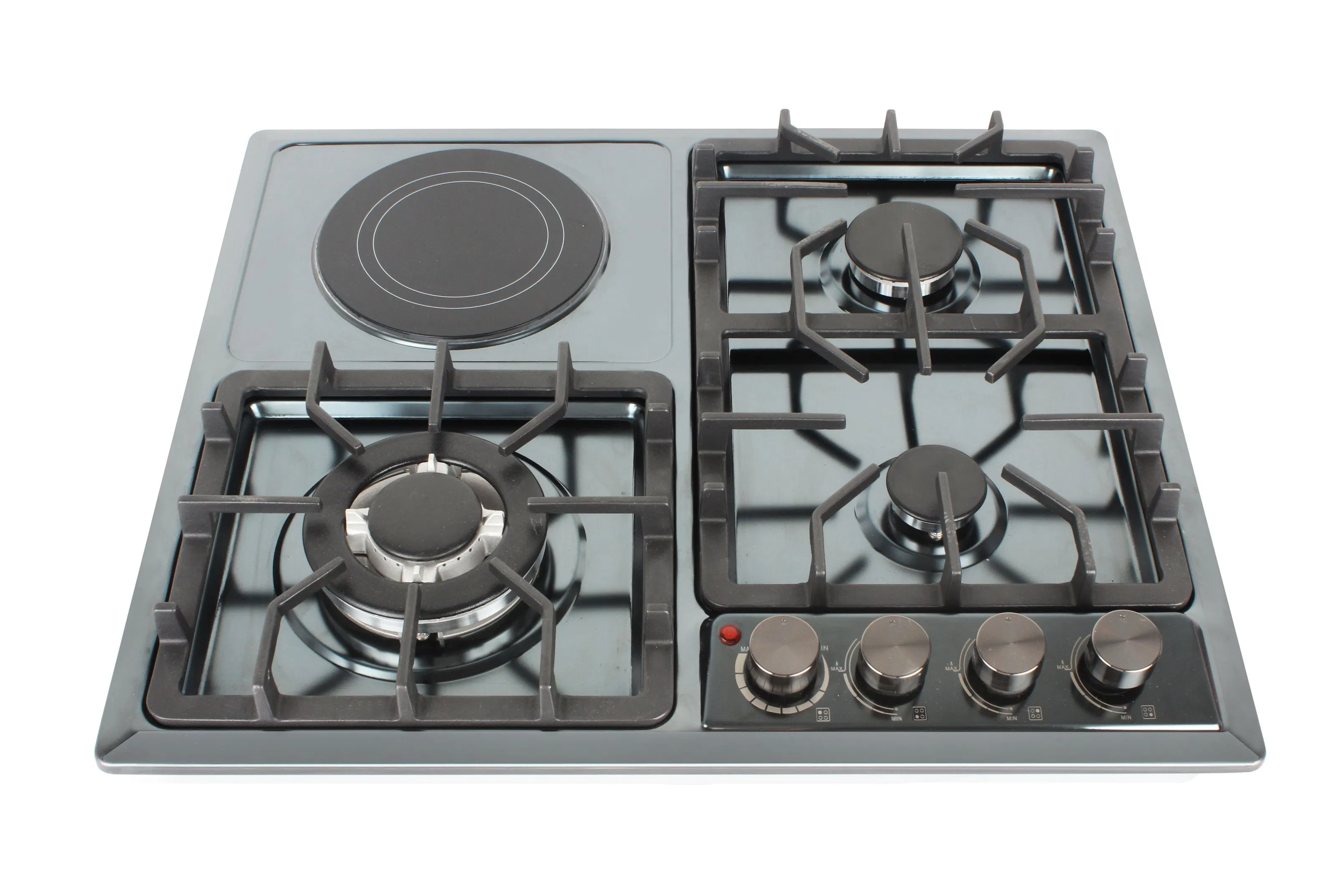 Africa Built in Stainless Steel Gas Cooktop Gas Ceramic Hob +Gas Burner Gaz Gas Stove