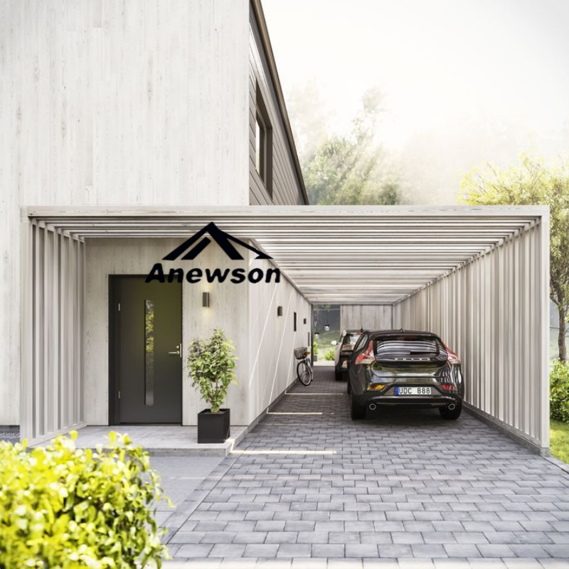 Wholesale Factory Price Outdoor Car Parking Waterproof Cheap Garage Roofing Aluminum Carport