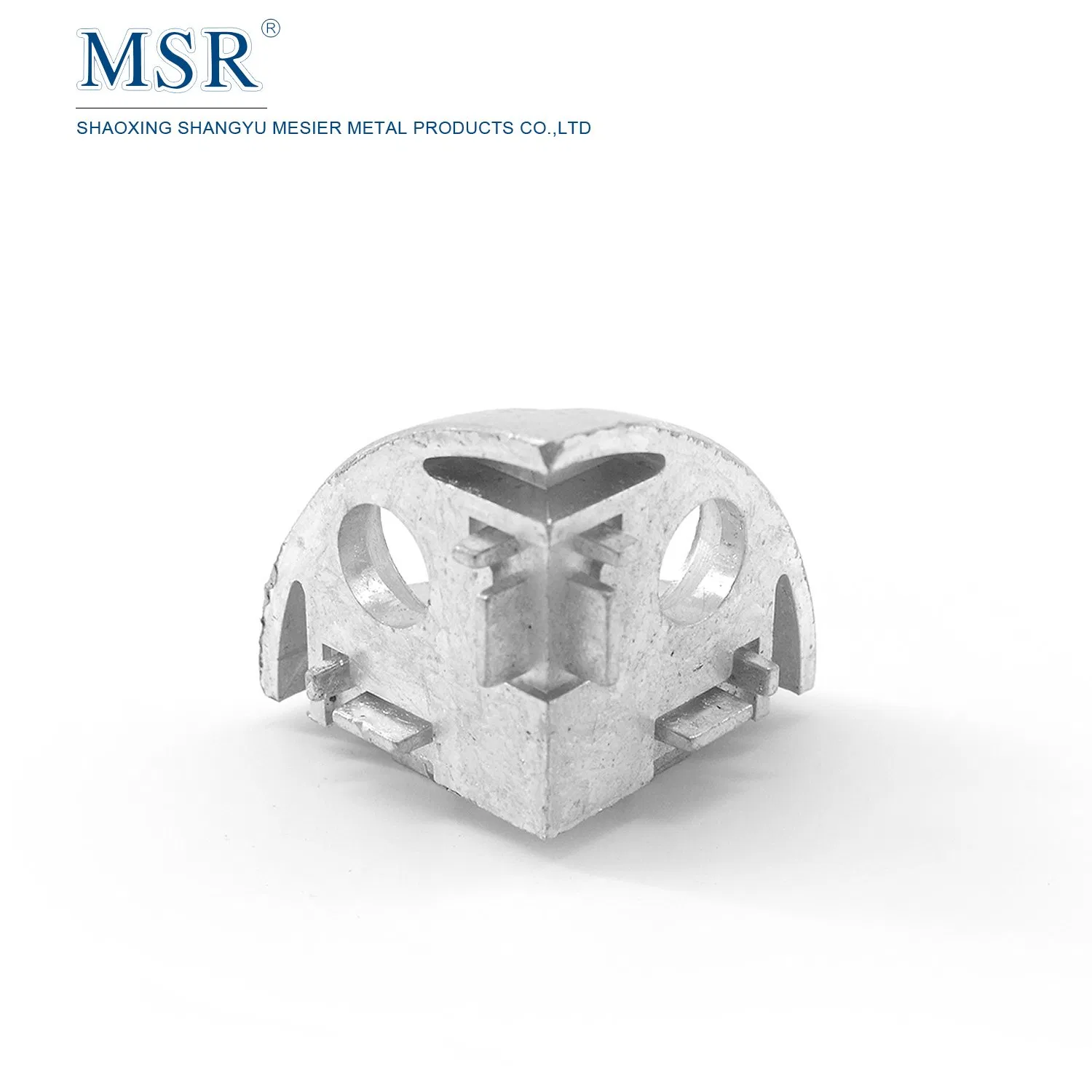 Угловой кронштейн 3-в-1 из цинка для алюминиевого профиля 20R