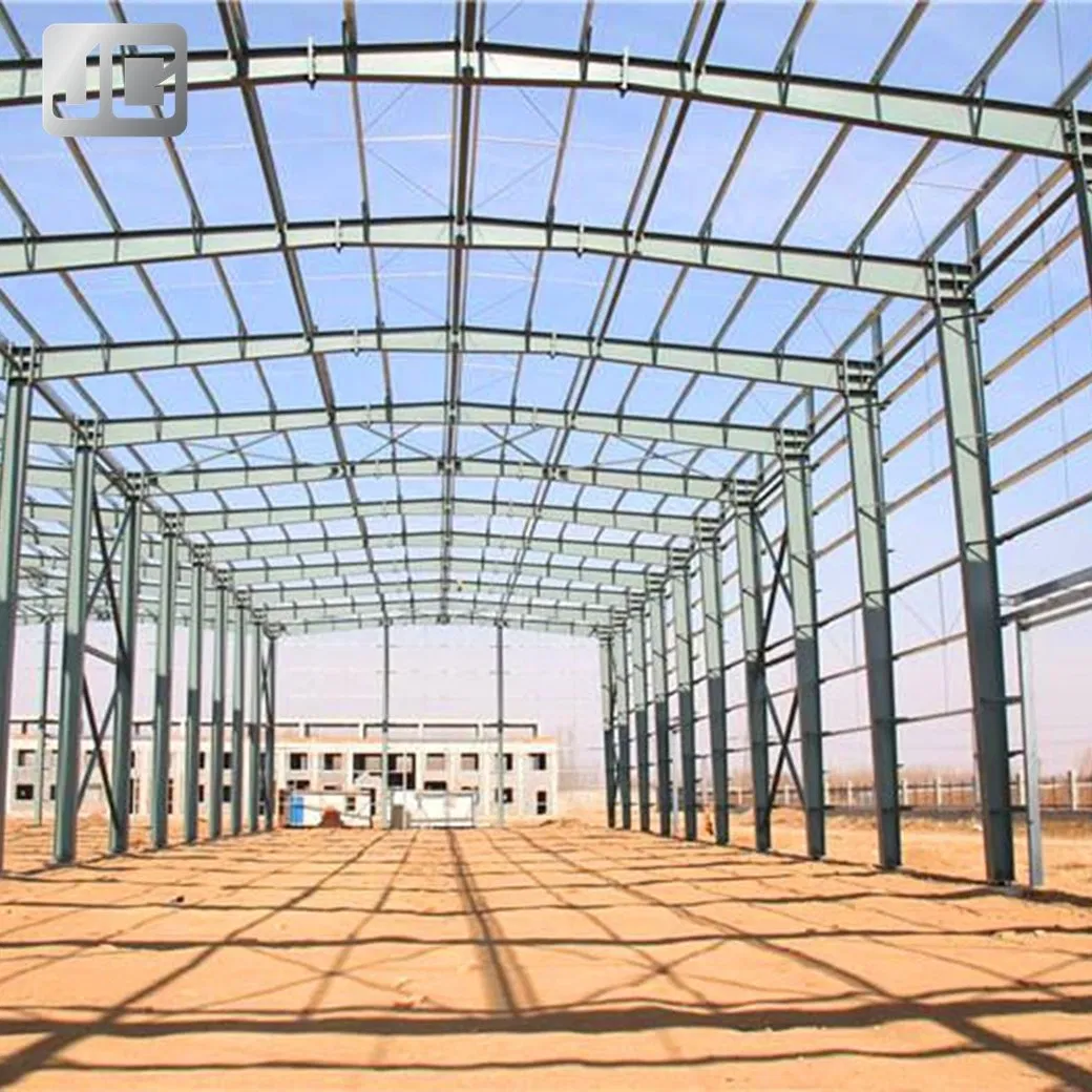 Steel Prefabricated H Beams Columns Structure Building with Insulation Materials