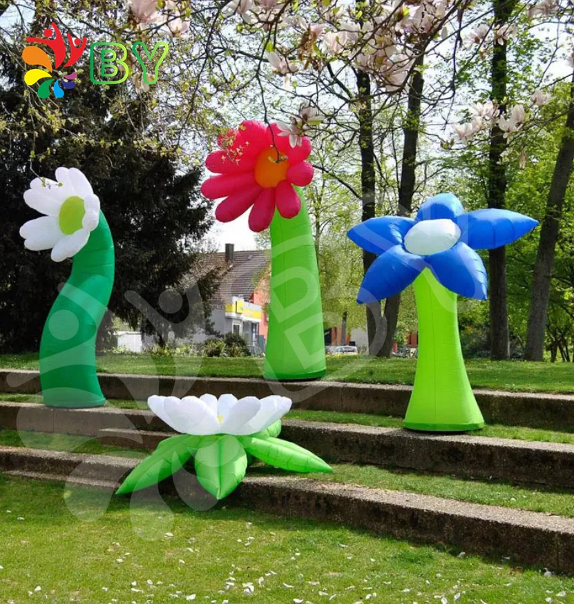 Inflatable Mushroom Decoration Advertising Inflatable Artificial Mushroom for Outdoor Yard Decor with Light