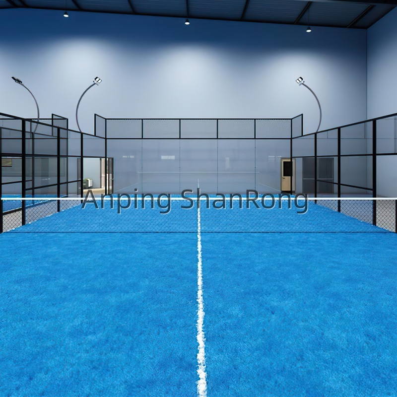 Panoramic Padel Court Padel Sport Court Padel Tennis Court Product 12mm Padel Tempered Glass