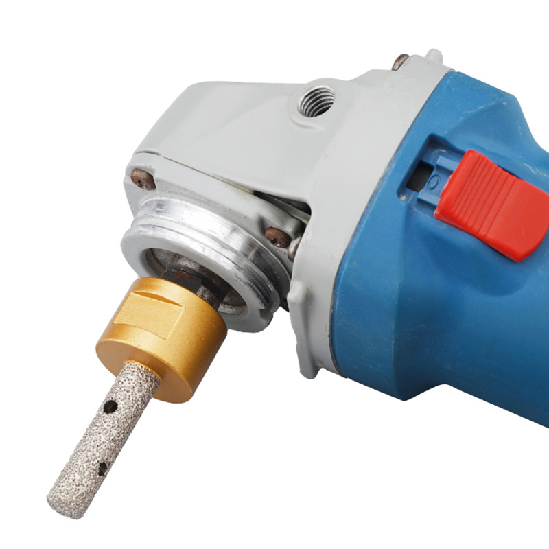 High-Performance Vacuum Brazed Diamond Finger Bits for Tile