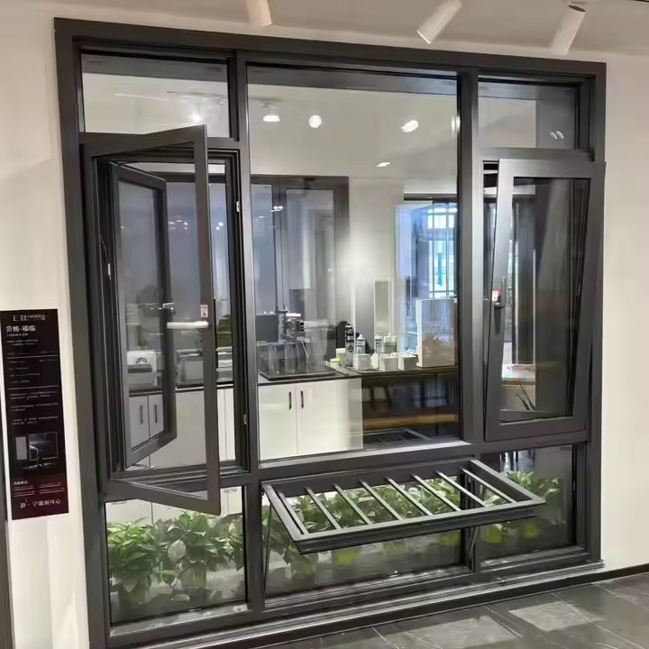 Modern Simple Italian Style Custom Glass Tempered Hollow Sandwich Factory Direct Door & Window Accessories