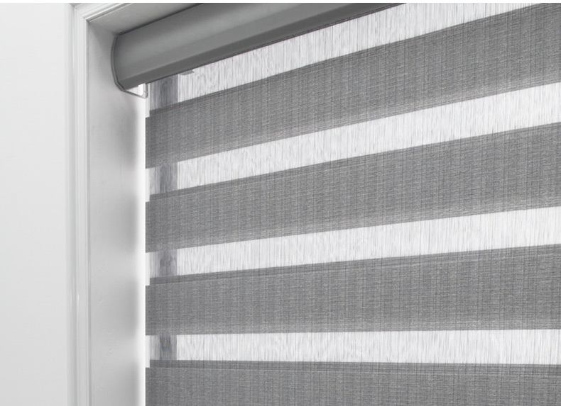 Blackout Zebra Blind Fabrics Zebra Shades Double Roller Blinds Day and Night