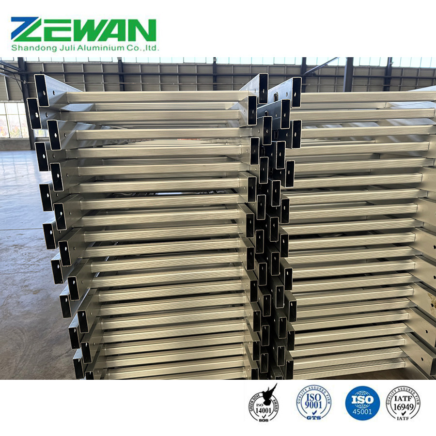 Aluminium Step Ladder Factory Safety Fixed Aluminum Straight Ladder