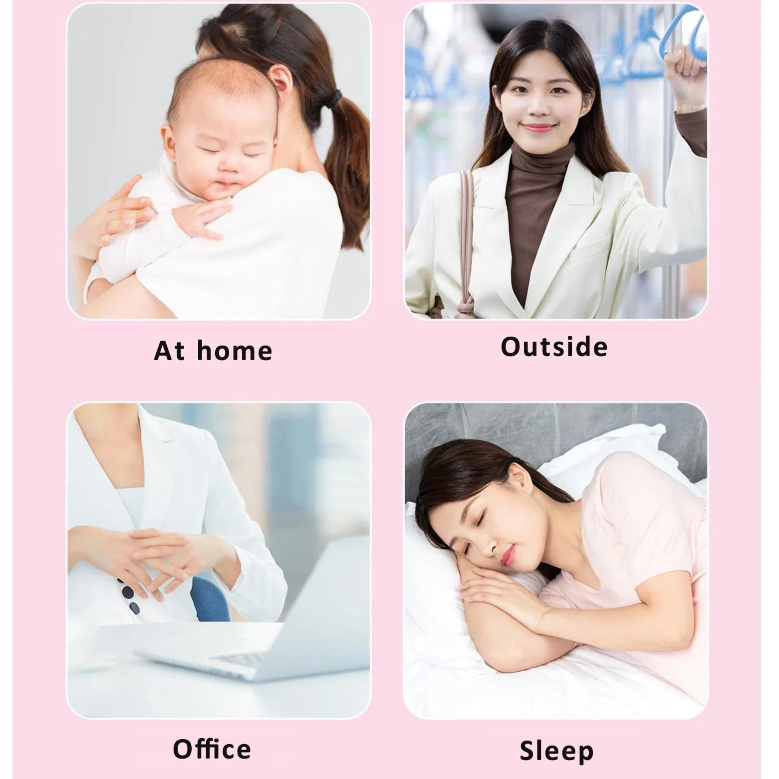 Ultra Thin Multiple Shape Maternal and Child Care Products Manufacturer OEM Logo Disposable Sanitary Milk Nursing Breast Pads