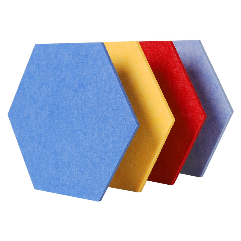 Recycle Material Soundproof Retardant Pet Polyester Fiber Felt Acoustic Panel for Cinema Studio