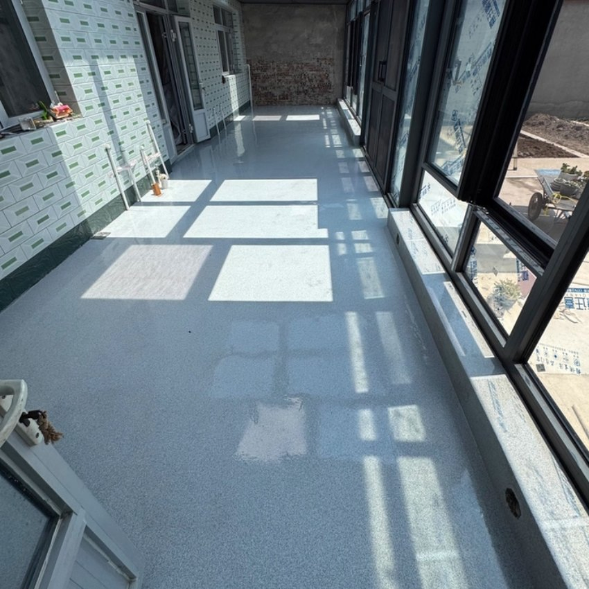 Jiancheng Epoxy Coating Garage Floor Coating with Flakes Colored Sand