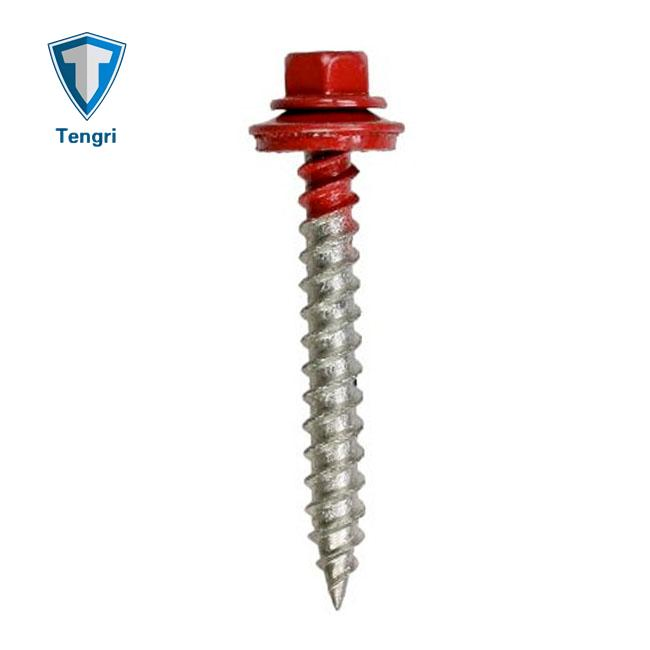 Metal Roofing Screws Painted Hex Washer Head Self Drilling Screw