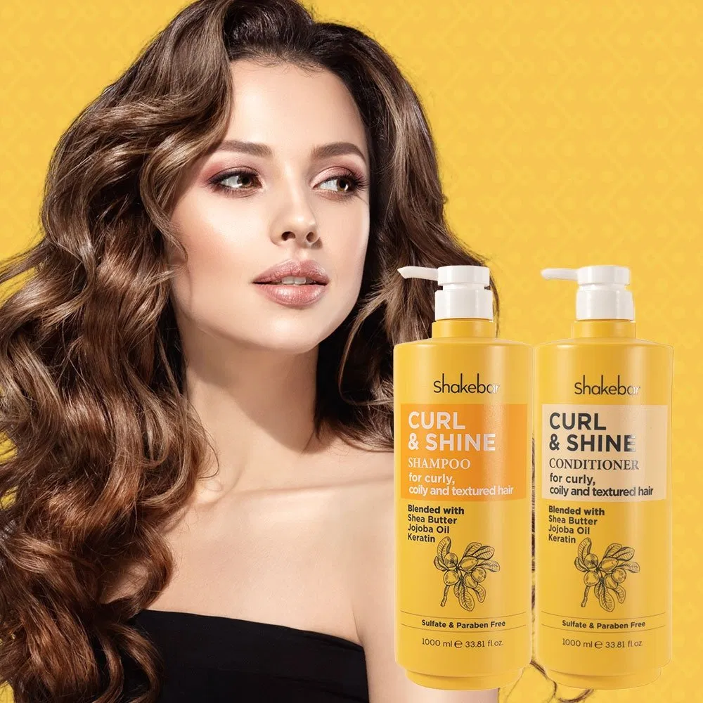 Natural Organic Shea Butter Jojoba Oil Keratin Best Shampoo for Curly Hair