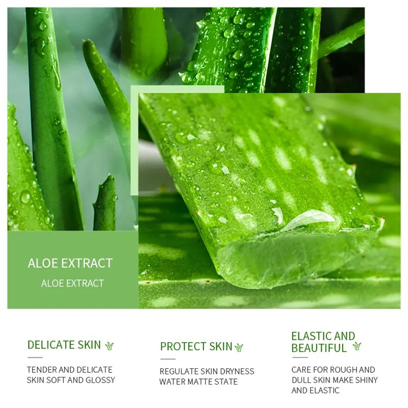 Aloe Vera Repair Deep Cleansing Moisturizing Exfoliating Gel