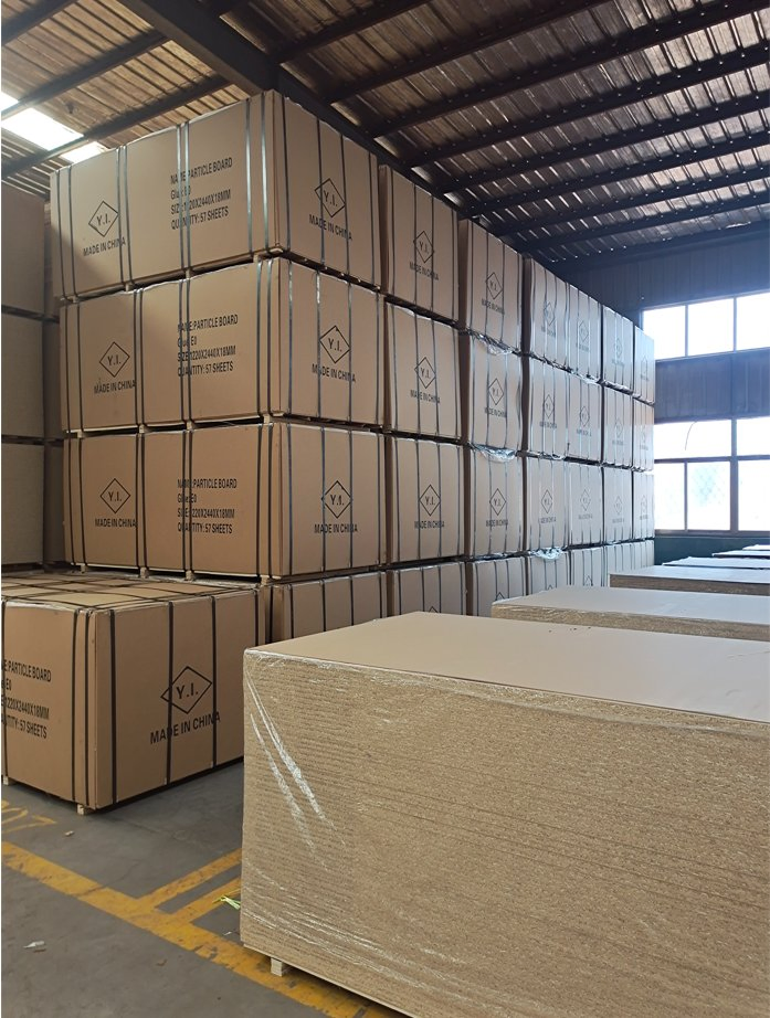 12mm 18mm Plain Chipboard Particle Board for Cabinets Decoration