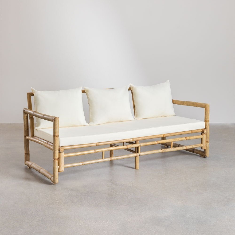 Мебель бамбуковая диван кресло столик комплект премиум