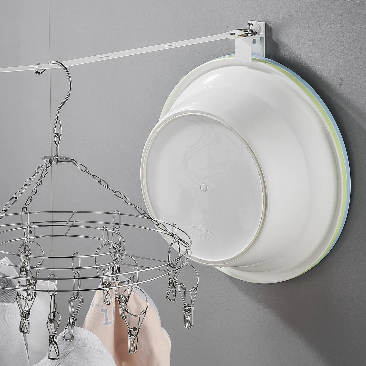 Выдвижная сушилка для белья 2.7м для ванной и отеля